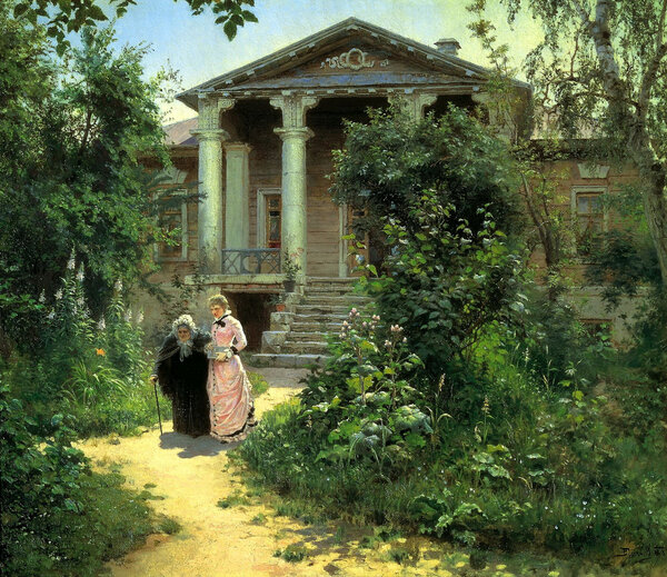 Бабушкин сад. Василий Дмитриевич Поленов, 1878