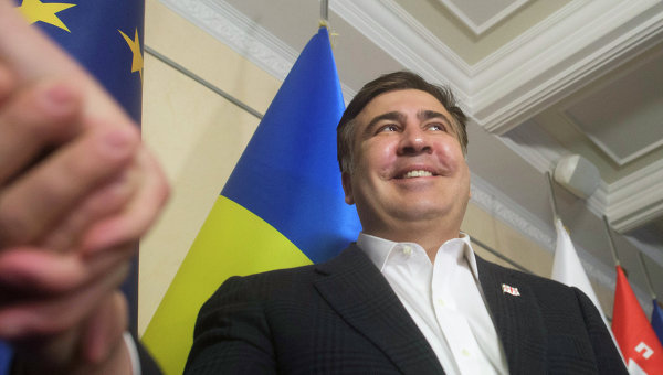 Саакашвили заявляет, что прибыл поддержать народ Украины РИА Новости Украина