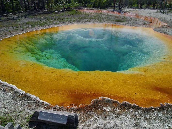 Гейзеры Йеллоустон (Yellowstone). Фото.