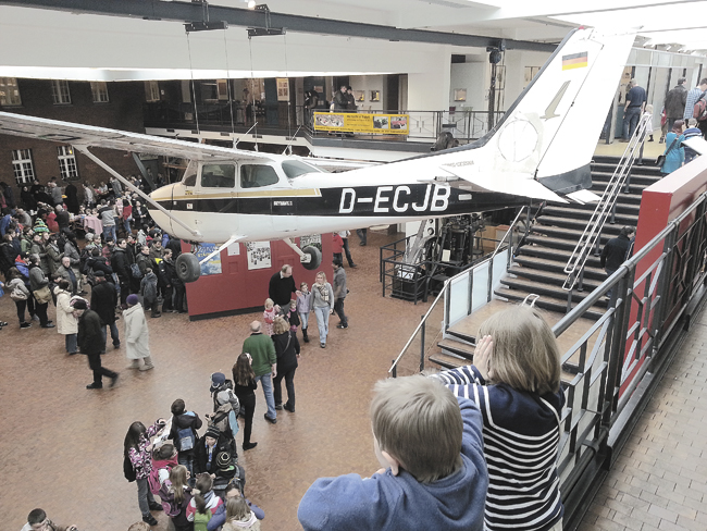 Самолёт, на котором совершил полёт М. Руст, в Берлинском техническом музее