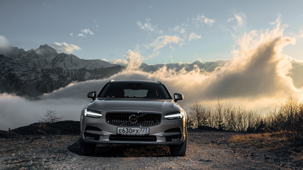 Тестируем новый Volvo V90 Cross Country в горах южной России. Фото 8
