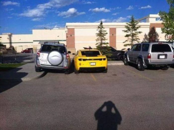 Как не надо парковаться месть, парковка