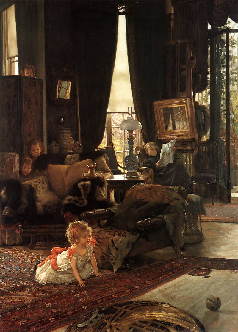Hide and Seek, Автор: Tissot, Jacques Joseph (Жак Джозеф Tissot)Tissot, Jacques Joseph (Живопись на Gallerix.ru)