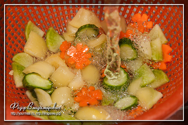 Быстрые маринованные овощи