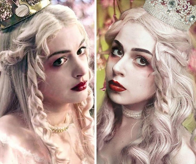 Белая Королева, «Алиса в Стране чудес» Белая Королева, «Алиса в Стране чудес» Юлия Гудков, кино, косплей, люди, мультик, перевоплощение, персонаж
