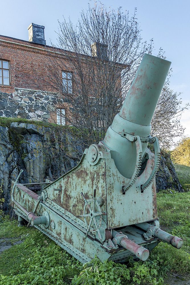 оружие, пушка, Финляндия, остров