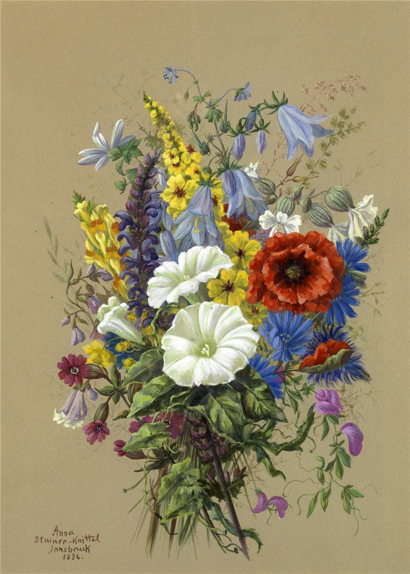 Цветочное...Аnna Stainer-Knittel(1841-1915)
