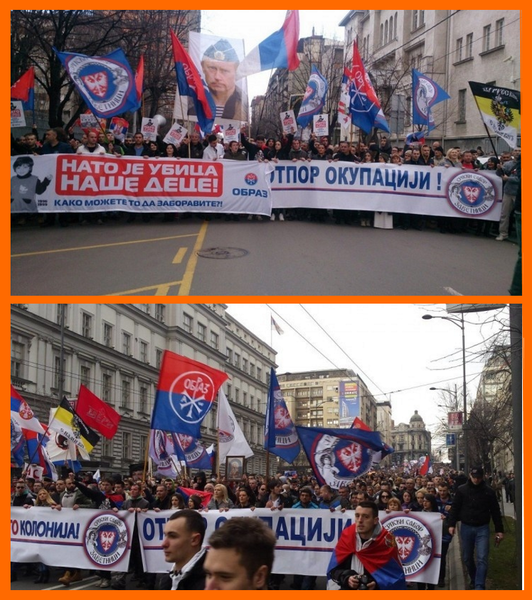 Выступления против НАТО в Сербии, 2016 год