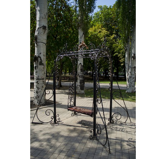 Кованые качели Качели для дачи: что выбрать