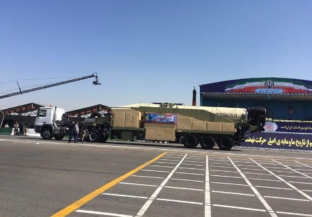 Иран показал новую баллистическую ракету средней дальности «Хорремшехр»