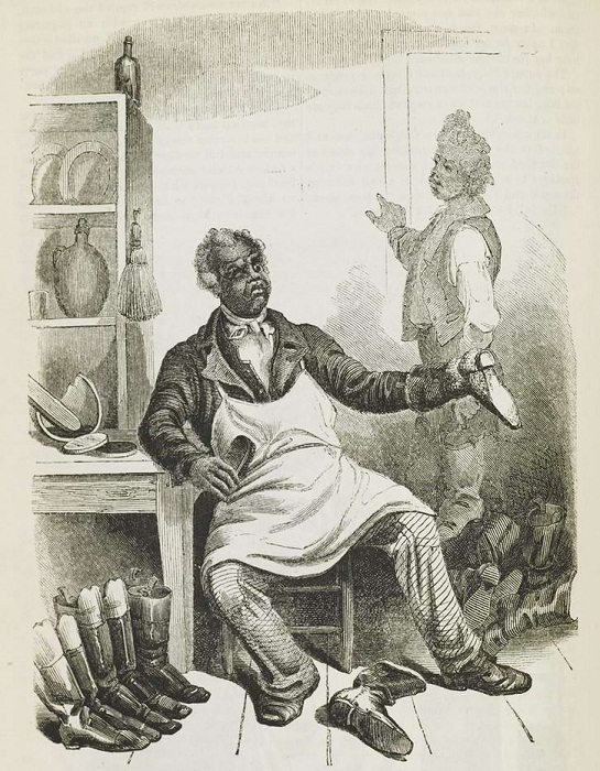 Раб - сапожник (штат Вирджиния, 1850 год) Раб - сапожник (штат Вирджиния, 1850 год)