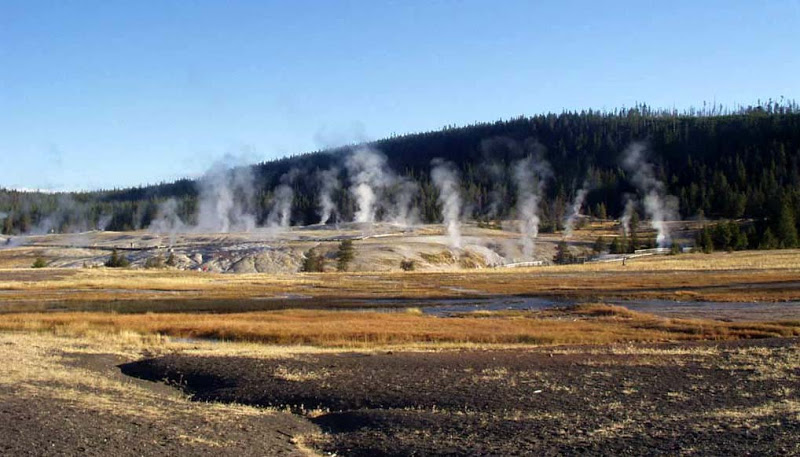 Национальный парк Йеллоустон (Yellowstone). Фото.