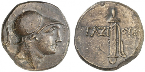 Олимпийские боги на античных монетах