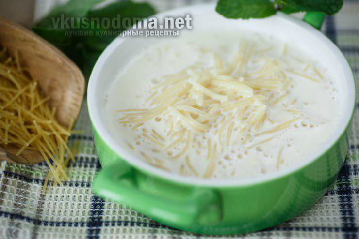 Молочная каша с вермишелью