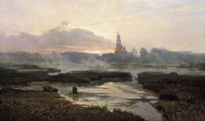 «Утро Серафимо-Дивеевской Лавры». Автор: Александр Афонин. «Утро Серафимо-Дивеевской Лавры». Автор: Александр Афонин.