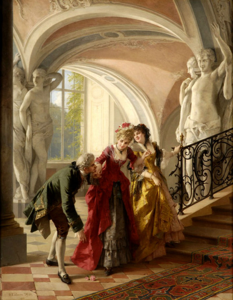 Изящный век. Немецкий художник Отто Вильгельм Эдуард Эрдманн (1834-1905)