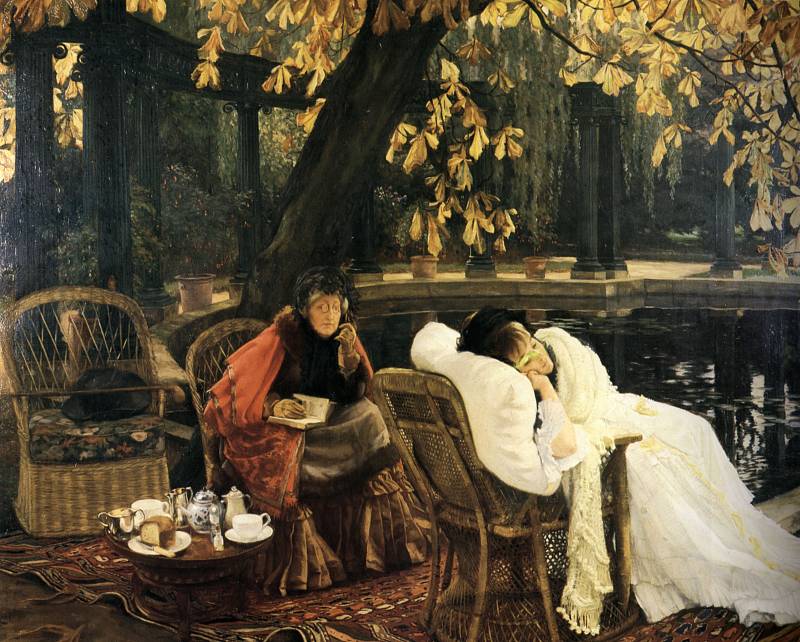 A Convalescent, Автор: Tissot, Jacques Joseph (Жак Джозеф Tissot)Tissot, Jacques Joseph (Живопись на Gallerix.ru)