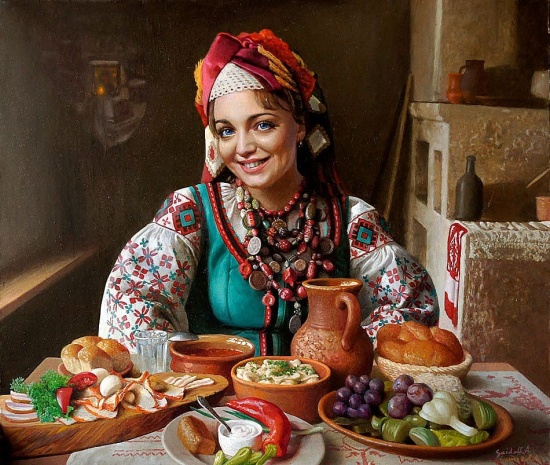 Художник Александр Саидов. Луч солнца в каждой грозди винограда