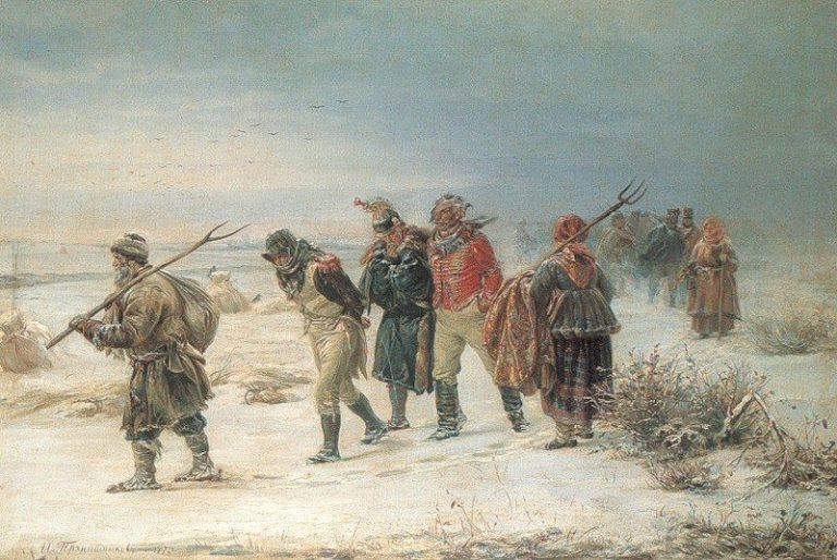 Как поступали партизаны с французами в 1812 году Как поступали партизаны с французами в 1812 году