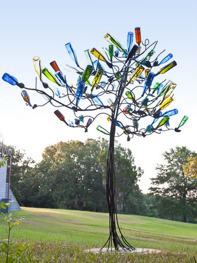 Бутылочное дерево бутылка, искусство, необычное