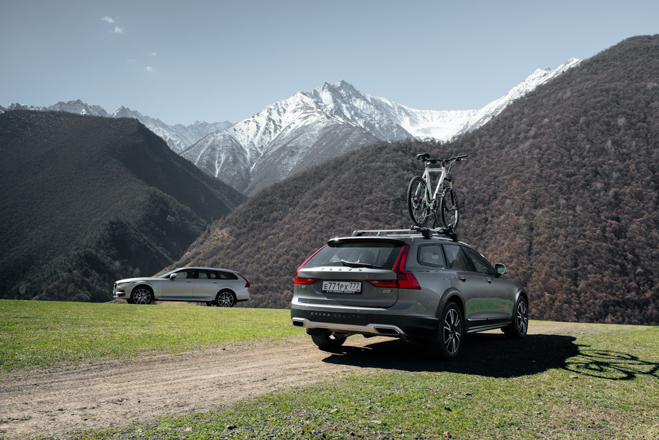 Тестируем новый Volvo V90 Cross Country в горах южной России. Фото 6