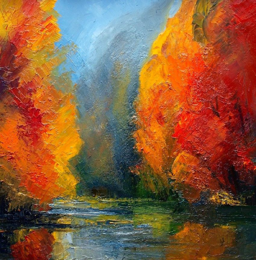 художник, Польша, пейзажи