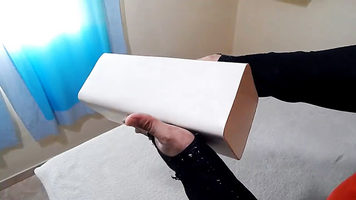 Как круглую трубу ПВХ превратить в квадратную