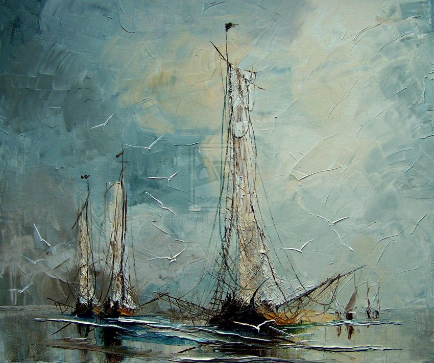 художник, Польша, пейзажи