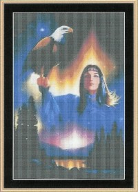 Индейцы (Вышивка крестом, Подборка)