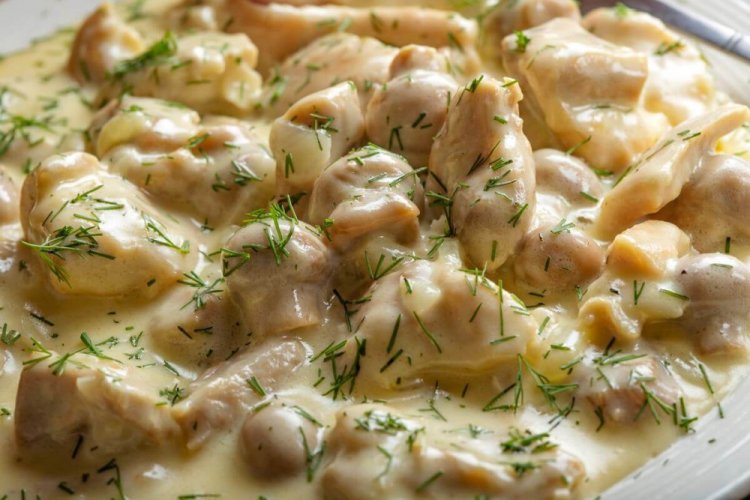 Курица с грибами и сыром на сковороде Курица с грибами и сыром на сковороде