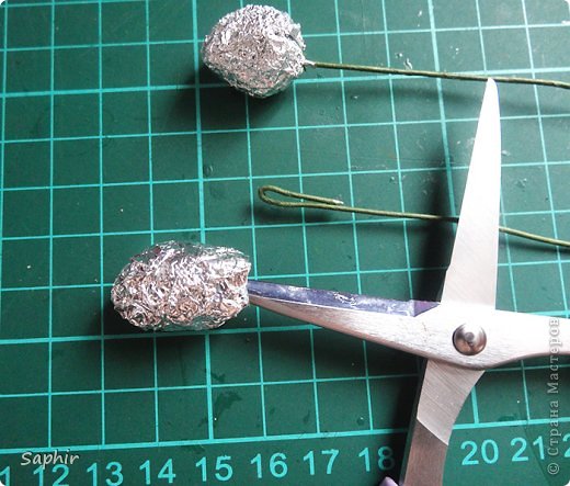 Мастер-класс Квиллинг ЧЕРТОПОЛОХ Бумага Бумага гофрированная Клей Проволока фото 4