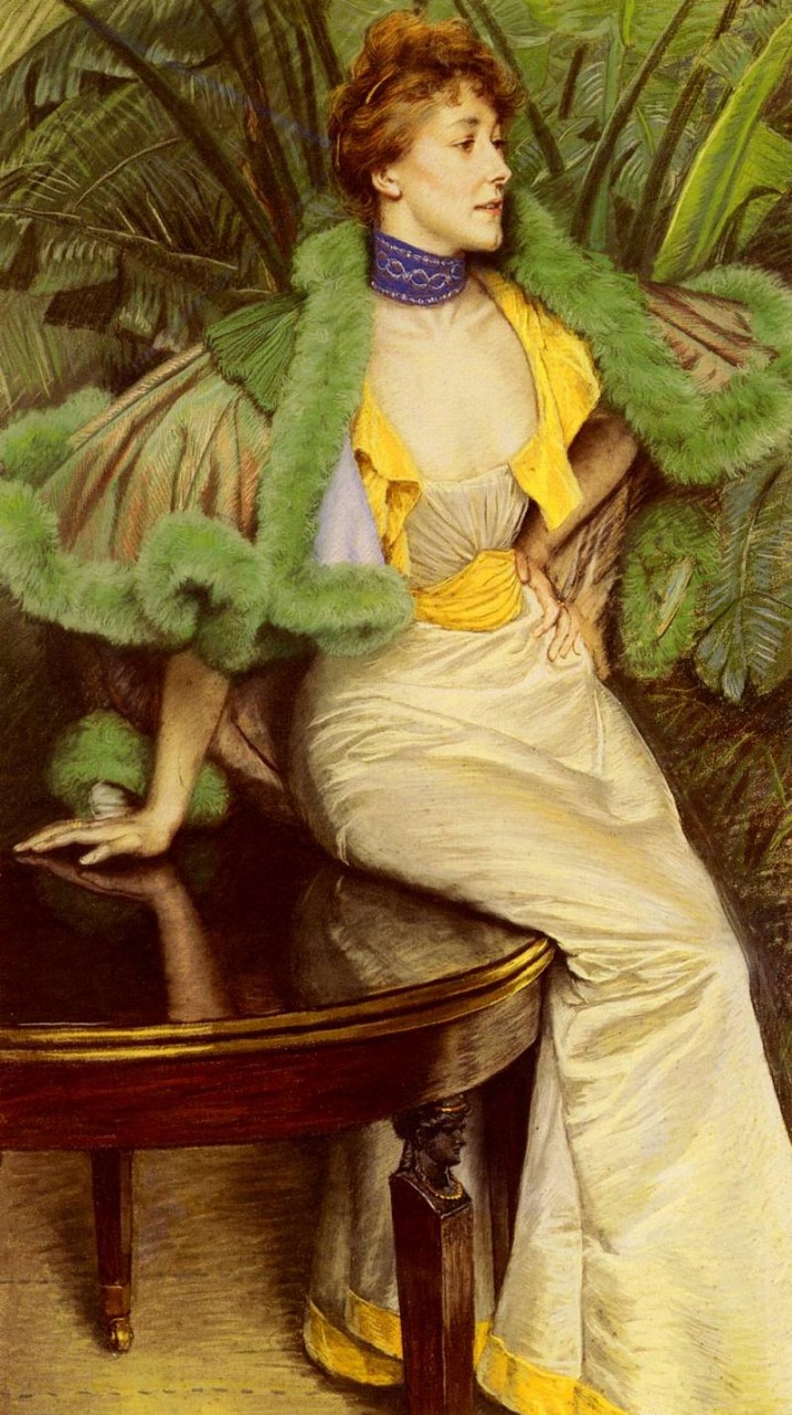 Tissot James Jacques Joseph The Princesse De Broglie, Автор: Tissot, Jacques Joseph (Жак Джозеф Tissot)Tissot, Jacques Joseph (Живопись на Gallerix.ru)