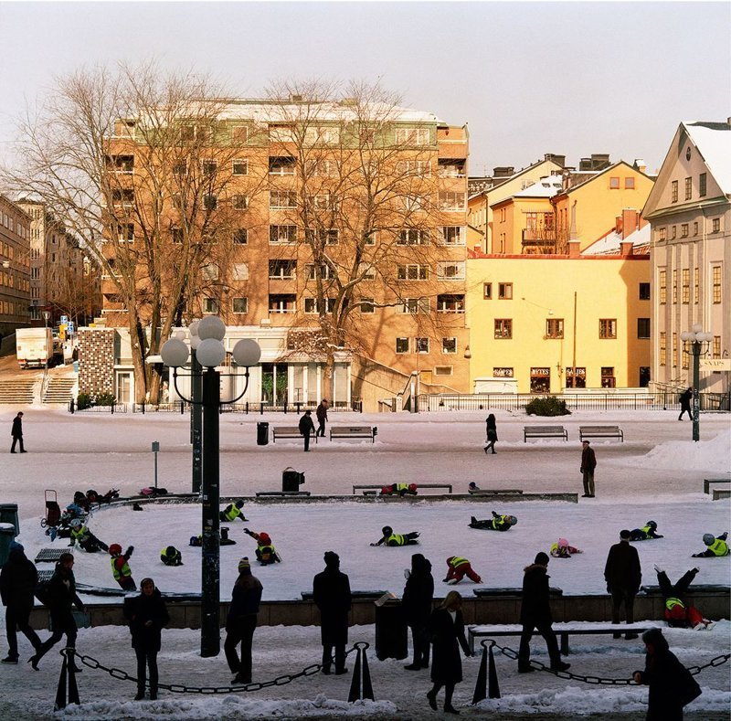 Финалист. Из серии «Неподвижное кино». Автор фото: Ульф Лундин LensCulture, в мире, конкурс, люди, уличное фото, фото