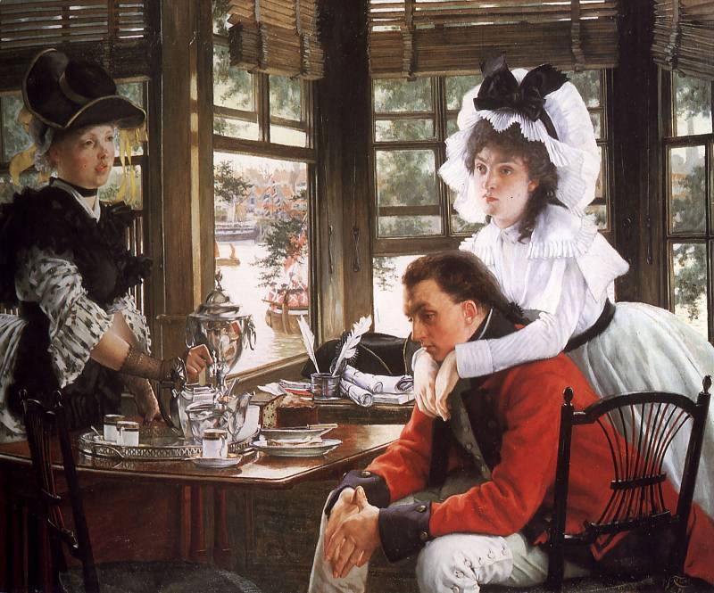 Bad News, Автор: Tissot, Jacques Joseph (Жак Джозеф Tissot)Tissot, Jacques Joseph (Живопись на Gallerix.ru)