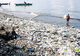 Вот так захламлены берега Мирового океана
