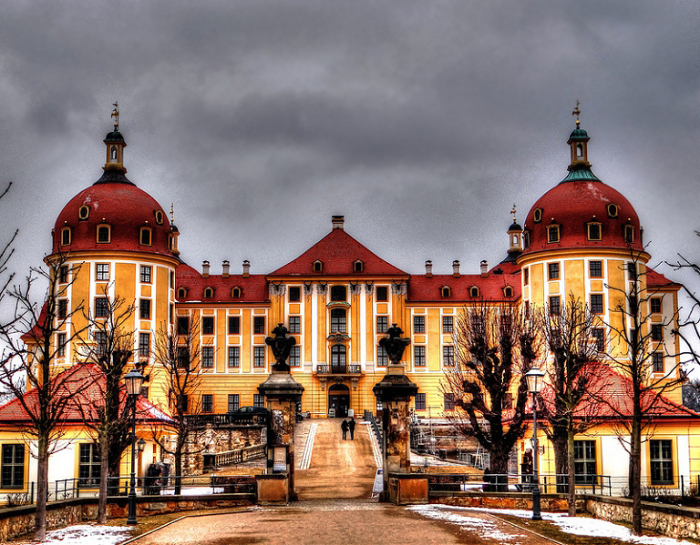 Замок Морицбург, Германия.