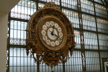 Часы в Музее Орсе Париж