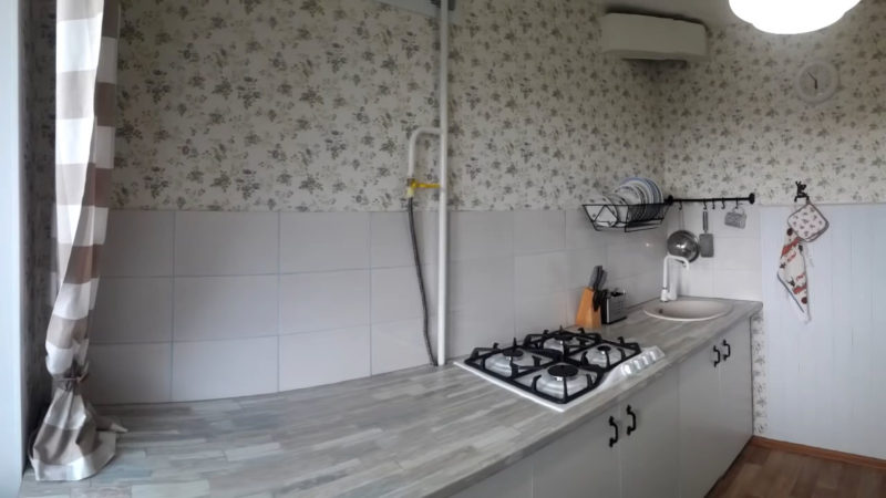 Бюджетный ремонт на кухне 7 кв. м. в квартире-брежневке своими руками Бюджетный ремонт на кухне 7 кв. м. в квартире-брежневке своими руками