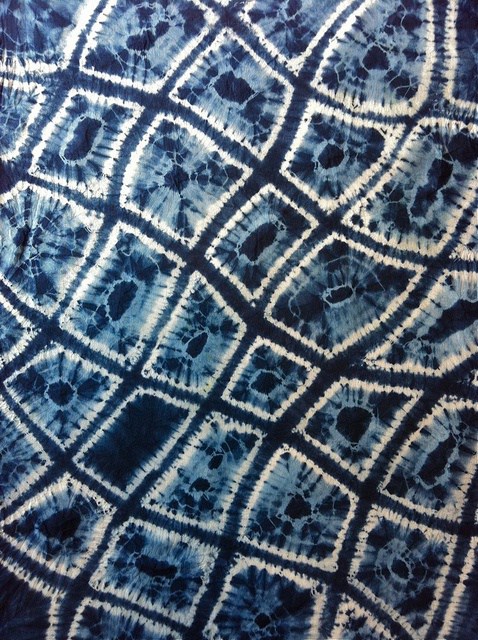 Shibori — метод крашения ткани Shibori — метод крашения ткани