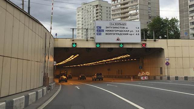 В Москве на выходные закроют движение в Лефортовском тоннеле
