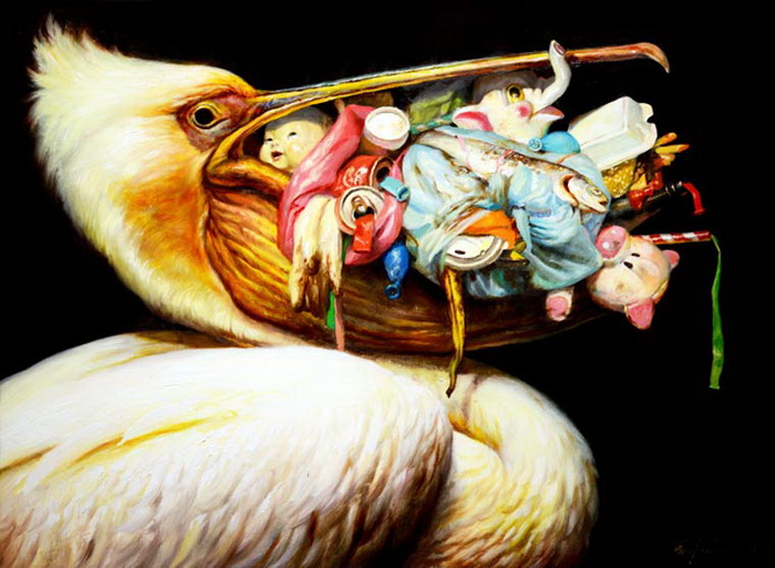 Экосистема планеты, сюрреализм Martin Wittfooth