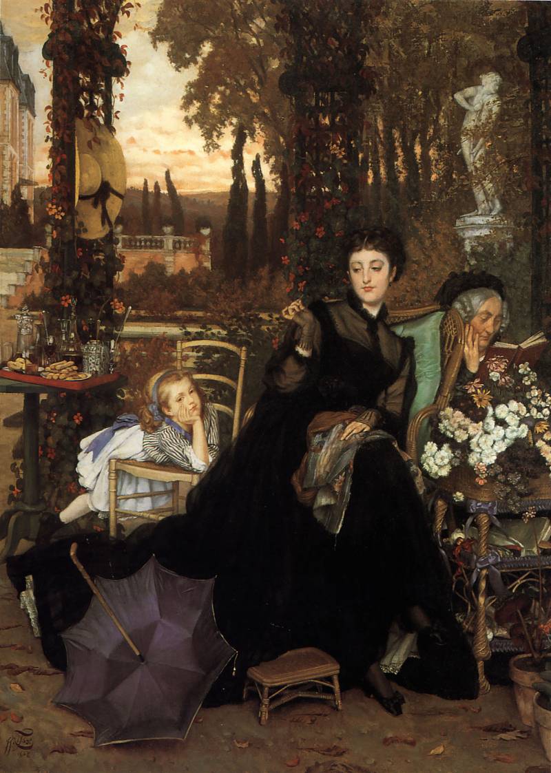 A Widow, Автор: Tissot, Jacques Joseph (Жак Джозеф Tissot)Tissot, Jacques Joseph (Живопись на Gallerix.ru)