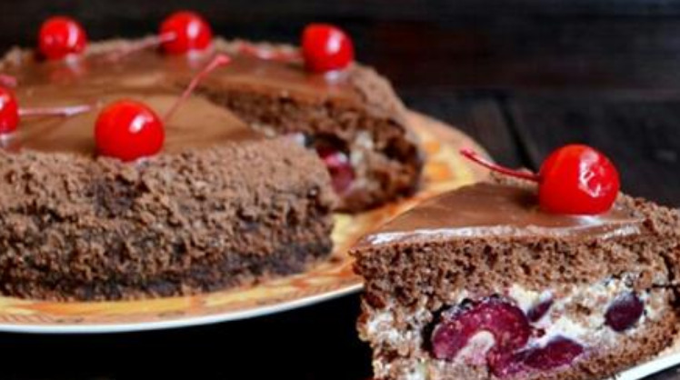 Божественный торт «Пьяная вишня в шоколаде»: невероятное наслаждение…