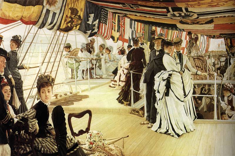 The Ball on Shipboard, Автор: Tissot, Jacques Joseph (Жак Джозеф Tissot)Tissot, Jacques Joseph (Живопись на Gallerix.ru)