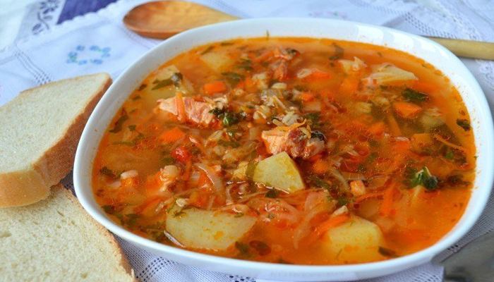 Харчо с перловкой