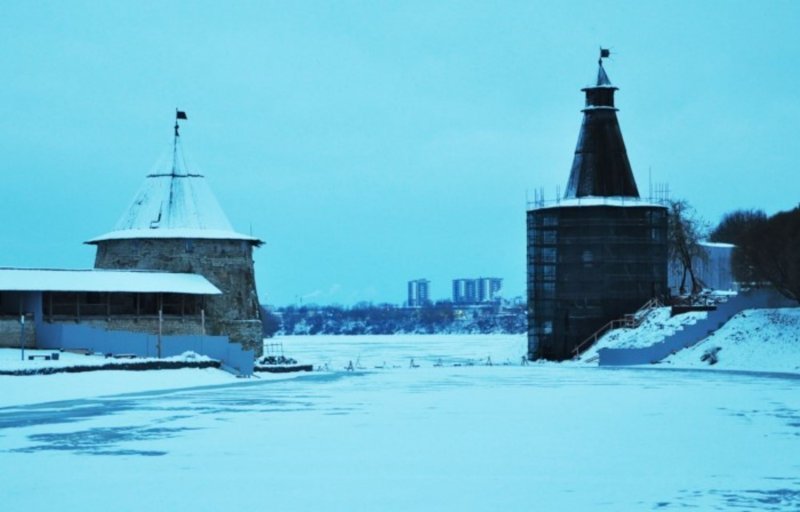 Псков Монастырь, псков, россия