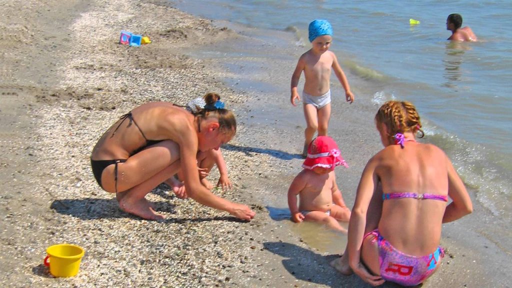 Пляжи Азовского моря для детей