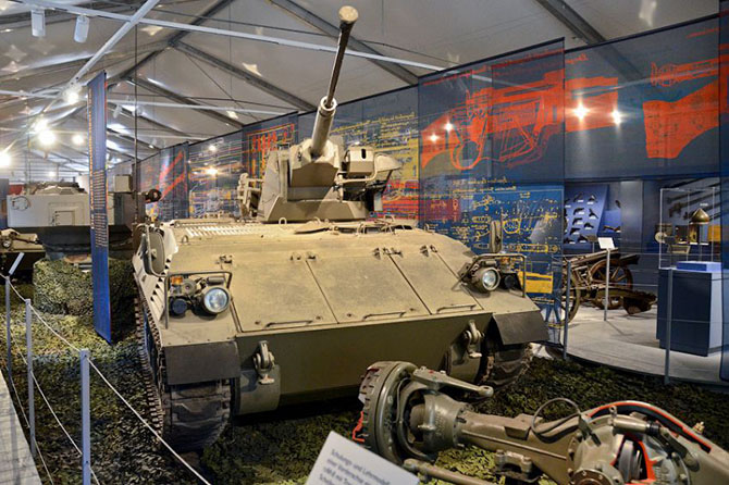 Tour of the exhibition of military innovations of five centuries in Vienna