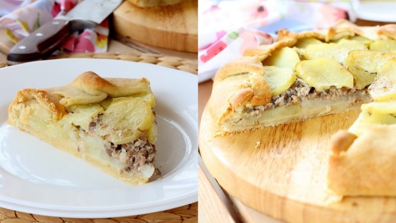 Галета с картофелем и рыбой Галета с картофелем и рыбой
