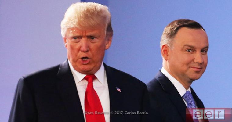 Визит президента США в Польшу. Дональд Трамп и Анджей Дуда Дональд Трамп и Анджей Дуда